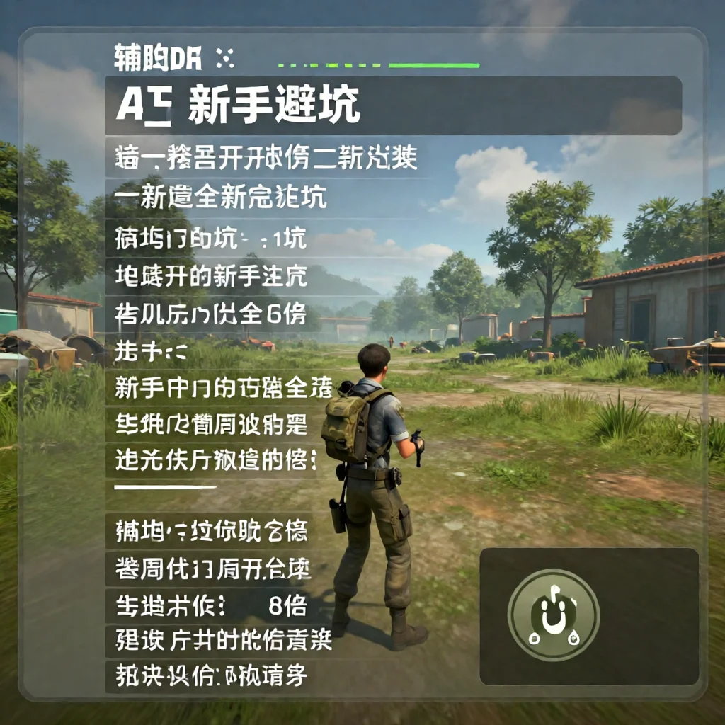 和平精英新手辅助三大避坑要点