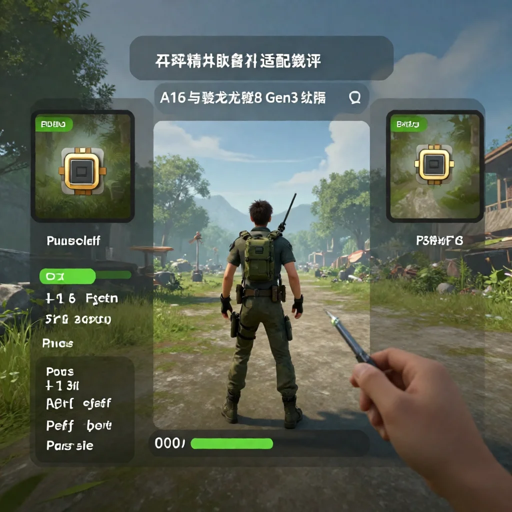 A16与骁龙8 Gen3跑辅助差距多大？和平精英设备适配实测_