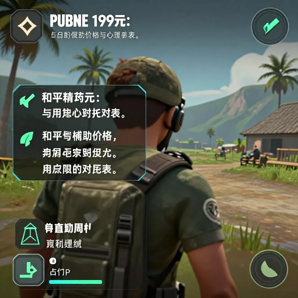 和平精英辅助价格分层与用户心理对照 - 实测数据图表