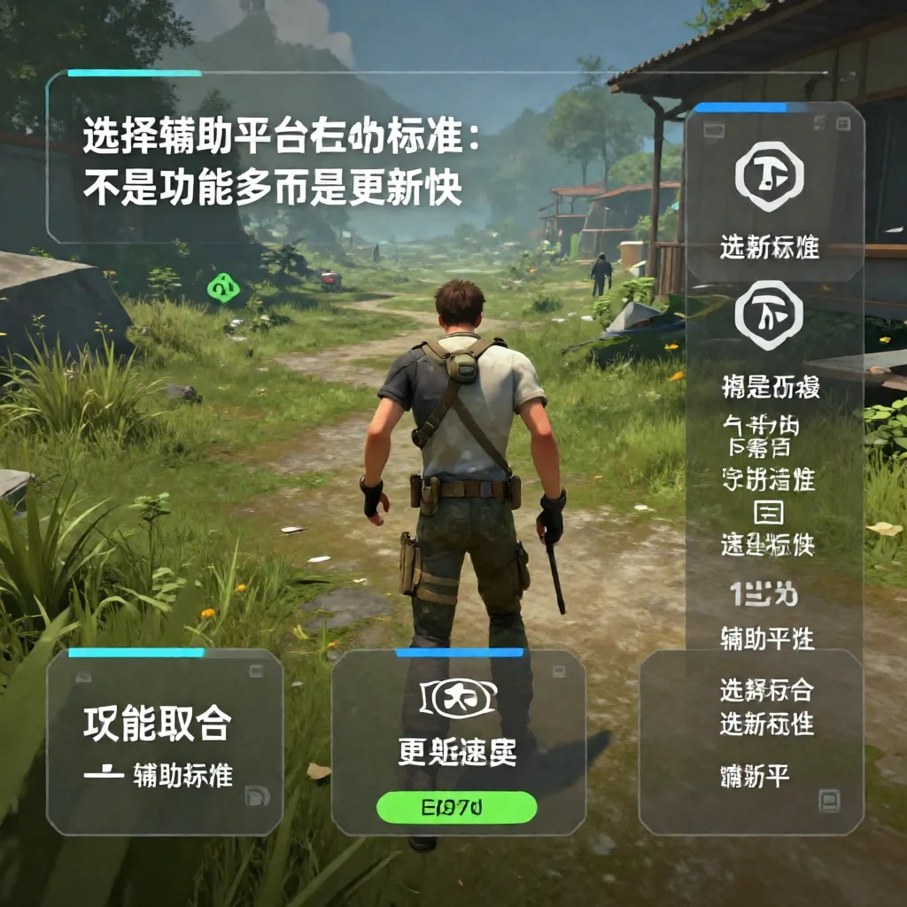选择辅助平台的核心标准:不是功能多而是更新快