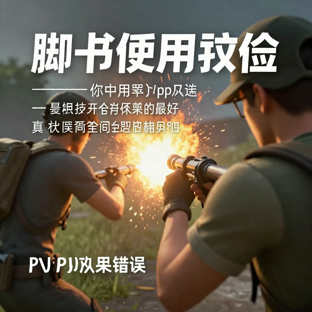 脚本使用五个误区——不是技术问题是认知问题 - 和平精英游戏截图