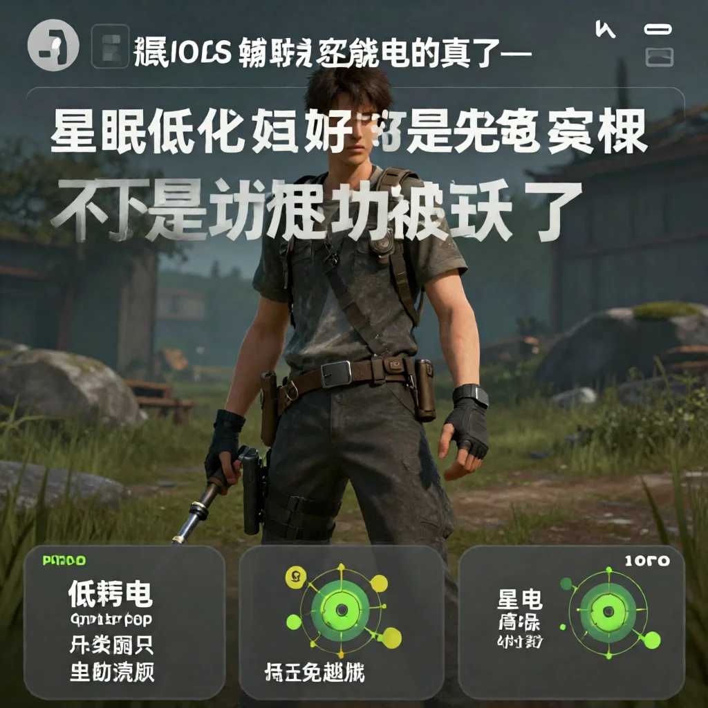 星眠iOS辅助低耗电真相:省电47%但功能被砍了40% - 和平精英游戏截图