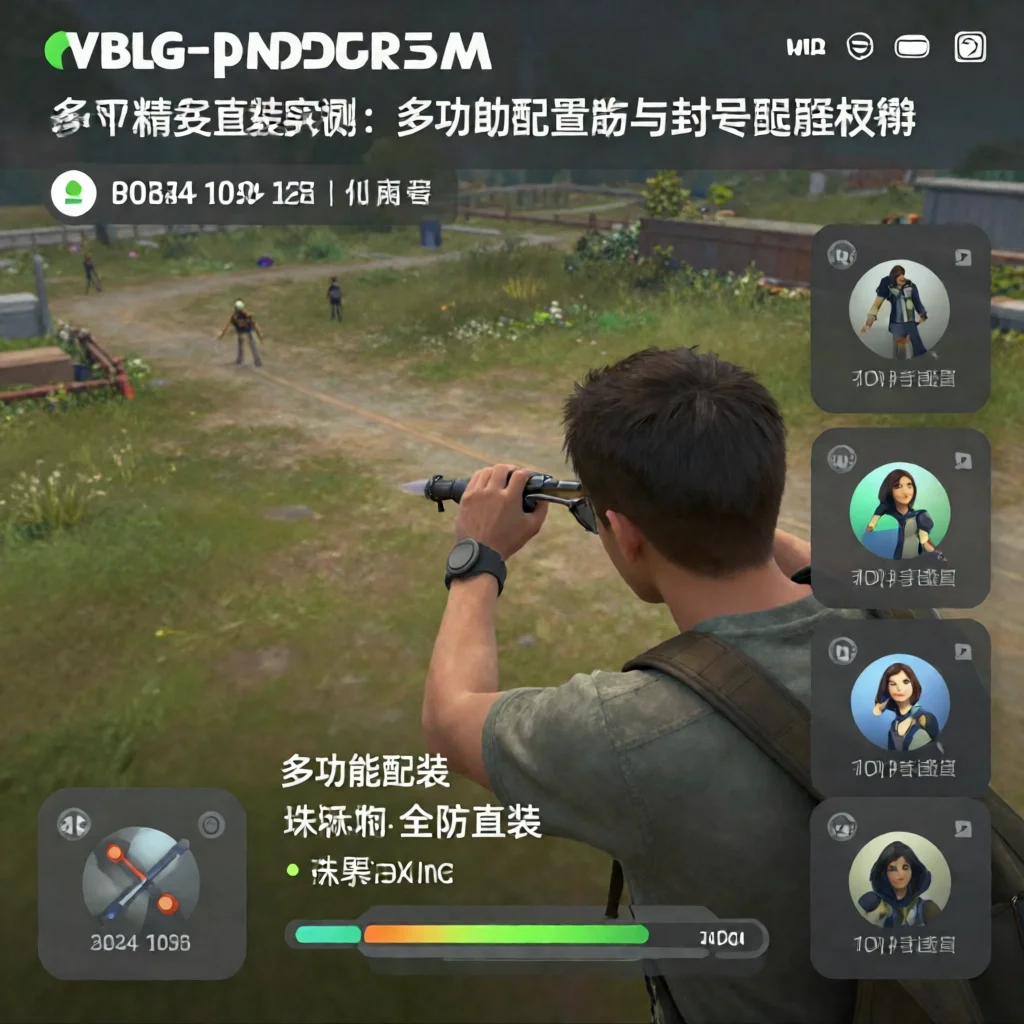 和平精英该辅助直装方案多功能配置实测 - 游戏截图