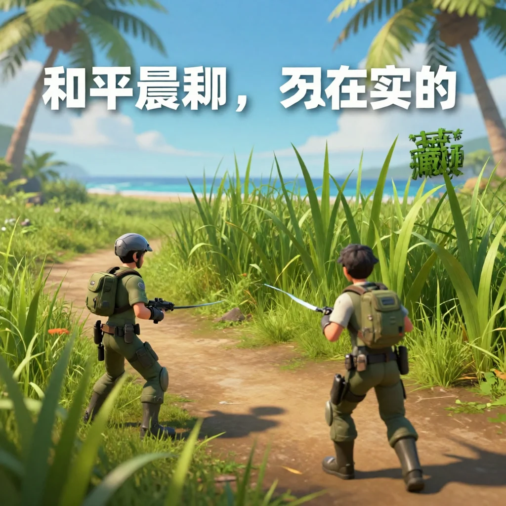 和平精英该工具单板草丛识别该地图草丛识别实测 - 游戏截图