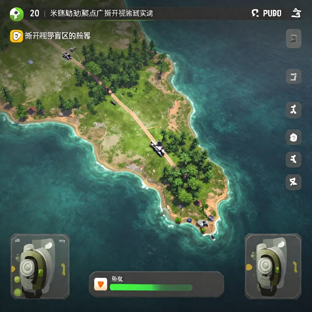 和平精英该辅助广角功能绘制功能实测 - 游戏截图